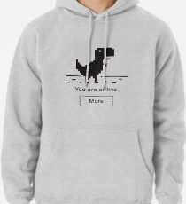 Offline-Dinosaurier Hoodie