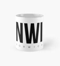 NWI - Norwich Airport Code Mug