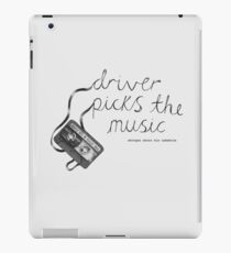 Driver Picks The Music Shotgun Shuts His Cakehole iPad-Hülle & Klebefolie
