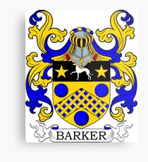 Barker Coat of Arms Metal Print