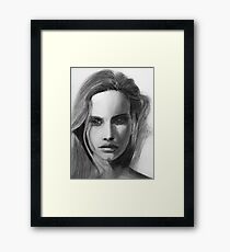 Turn of a friendly card Framed Print