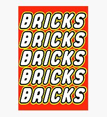 BRICKS BRICKS BRICKS BRICKS BRICKS Photographic Print
