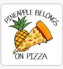 Pineapple Pizza: Stickers | Redbubble