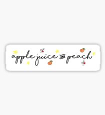 apple juice and peach ~ dodie Sticker