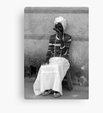 woman with cigar Canvas Print