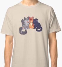 Krieger-Katzen: Greypaw, Feuerpfote und Rabenpfote Classic T-Shirt