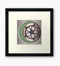 Moon & Star Framed Print