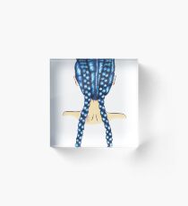 Braided Blues Acrylic Block