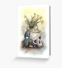 Vanitas Mobile Phone Greeting Card