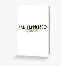 San Francisco Giants Greeting Card