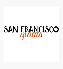 San Francisco Giants Photographic Print