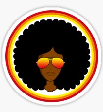 Black Girl Magic Red Shades Sticker