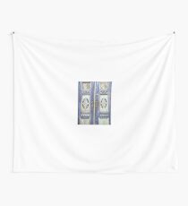 Old decorative beautiful wooden door Wall Tapestry