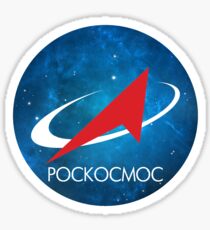 Roscosmos-Nebel-Logo Sticker