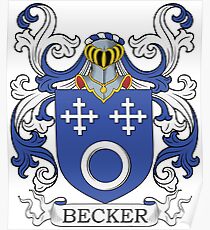 Becker Coat of Arms Poster