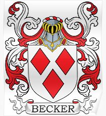 Becker Coat of Arms Poster