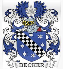 Becker Coat of Arms Poster