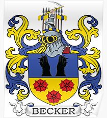 Becker Coat of Arms Poster