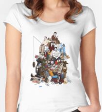99 References Women's Fitted Scoop T-Shirt