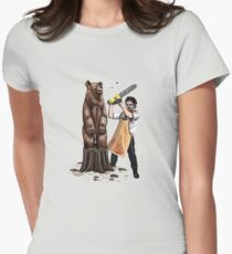 Leatherface's Secret Hobby Women's Fitted T-Shirt