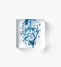 Bruce Willis is my homeboy ( light colors) Acrylic Block
