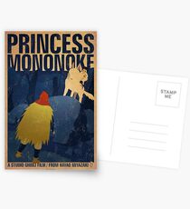 Princesse Mononoke - Nuit Cartes postales