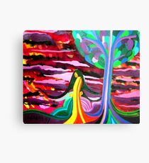 The Lady Metal Print