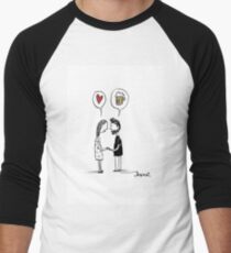 love & beer Men's Baseball ¾ T-Shirt