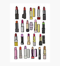 Your favorite lipstick collection Photographic Print
