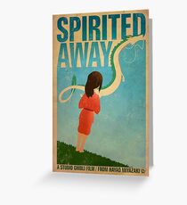 Spirited Away Greeting Card