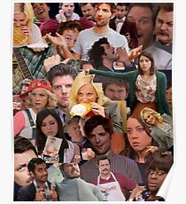Parks and Recreation collage Poster