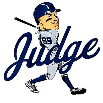 Aaron Judge Caricature SVG EPS Vector ClipArt