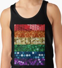 sequin pride flag Tank Top
