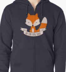 Oh For Fox Sake Zipped Hoodie