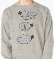 Sudadera cerrada Papel de roca tijera