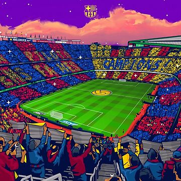 Camp Nou illustration\