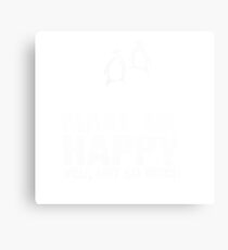 PENGUINS MAKE ME HAPPY Metal Print