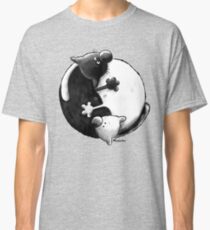 Yin and Yang Cats Classic T-Shirt