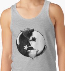 Yin and Yang Cats Tank Top