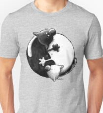 Yin and Yang Cats Unisex T-Shirt