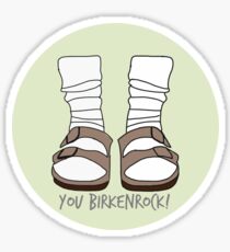 You Birkenrock Light Green Sticker