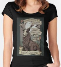 May your demons Fitted Scoop T-Shirt