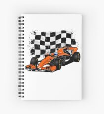 Formula 1 Racing Spiral Notebook