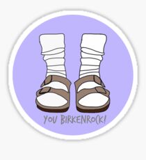 You Birkenrock Light Purple Sticker