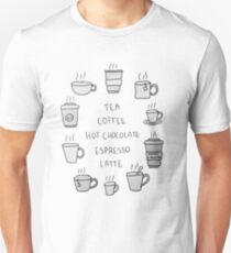 Hot beverages Unisex T-Shirt