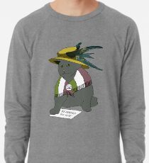 Wir fordern die Stimme Cat Leichtes Sweatshirt