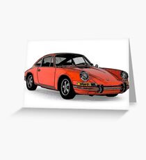 porsche Greeting Card