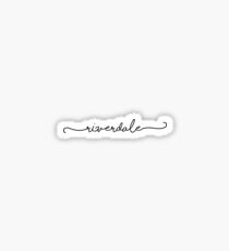Riverdale in Cursive Sticker