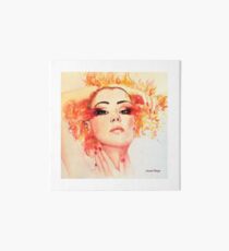Element-Series FIRE Watercolor Portrait Galeriedruck