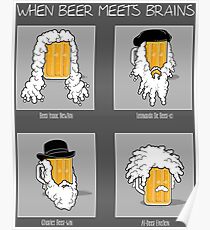 Beer Meets Brains Poster